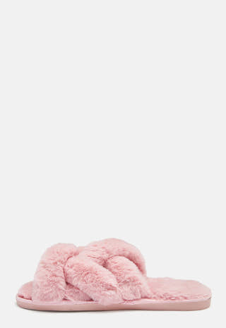Franny Braided Fluffy Slipper
