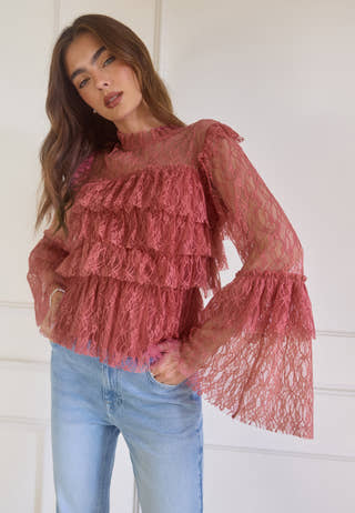 Frill Lace Blouse