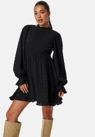 Frill Structured Dress