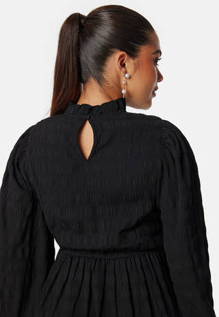 Frill Structured Dress
