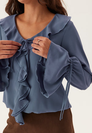 Frill Tie Blouse
