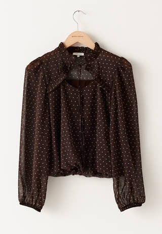 Frill Tie Blouse