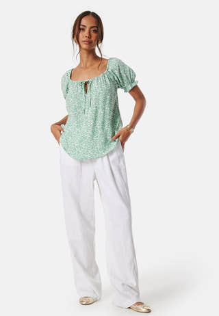 Front Tie Blouse