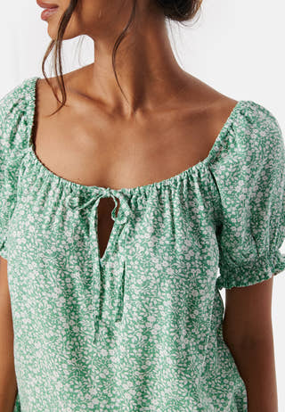 Front Tie Blouse