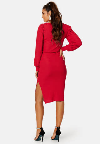Gry Balloon Sleeve Dress