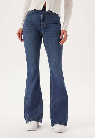 High Flare Superstretch Jeans