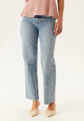 High Straight Ankle Jeans