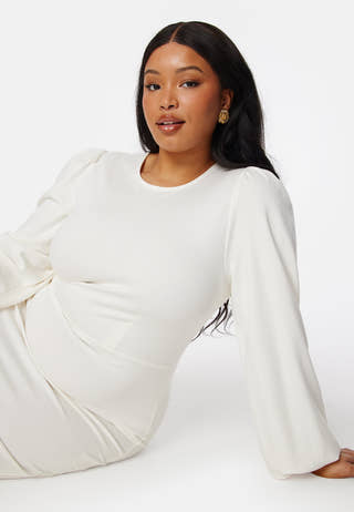 Balloon Sleeve Short Dress