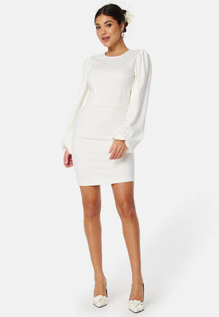 Balloon Sleeve Short Dress
