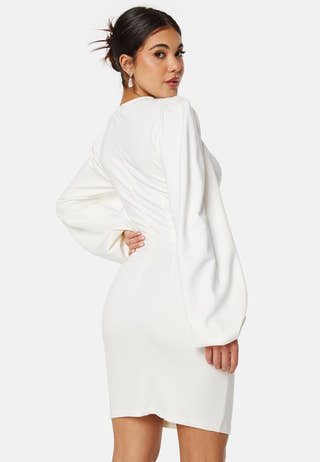 Balloon Sleeve Short Dress