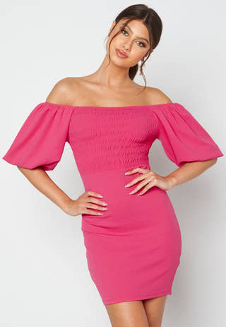 Jenni off shoulder puff sleeve dress