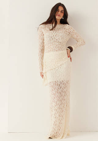 Lace Maxi Skirt