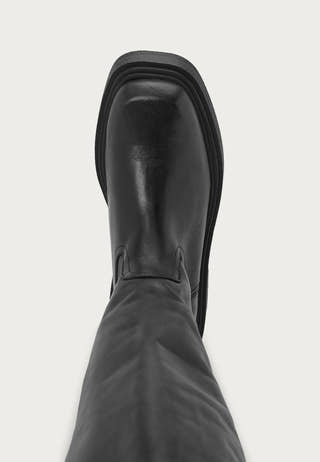 Leather Knee High Boots