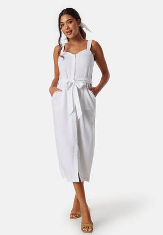 Linen Blend Dress