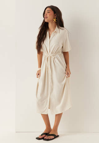 Linen Shirt Dress