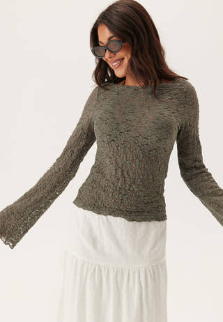 Long Sleeve Lace Top