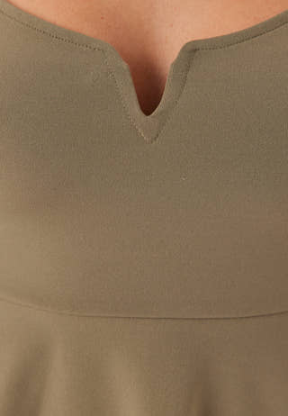 Long Sleeve Peplum Top