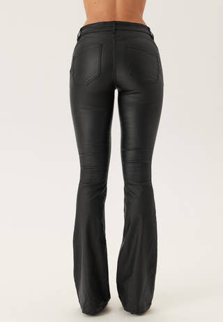 Low Waist Push-up Coated Jeans