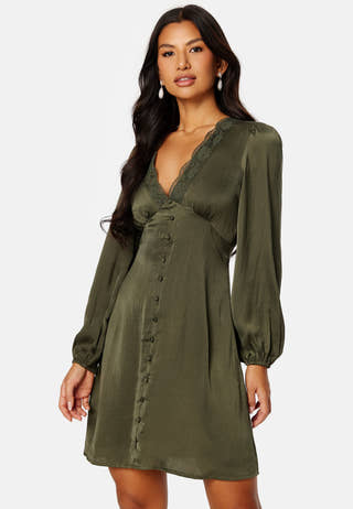 Lucinda satin dress
