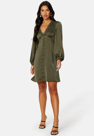 Lucinda satin dress