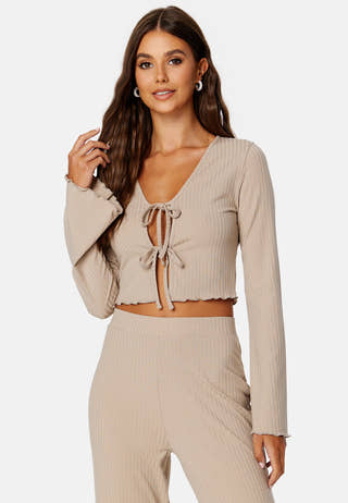 Malvina tie rib top