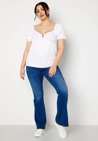 Manda puff sleeve top