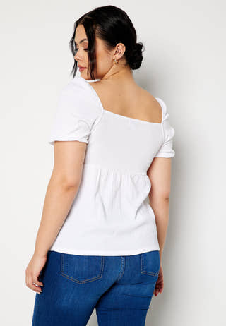 Manda puff sleeve top