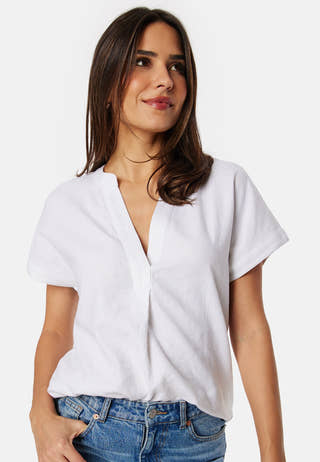 Linen Blend Blouse
