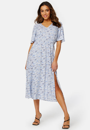 Melanie butterfly sleeve dress