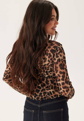 Mesh Cardigan Top