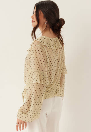 Mesh Frill Top
