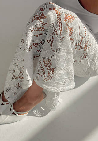 Midi Lace Skirt