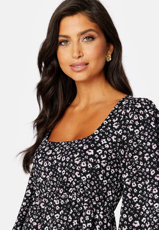 Miriam balloon sleeve dress