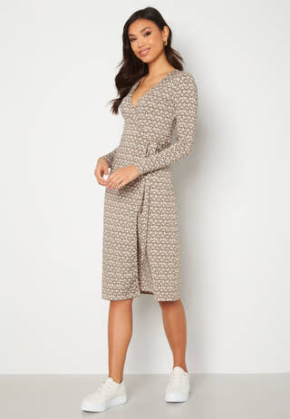 Wrap Midi Dress