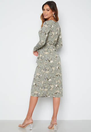Wrap Midi Dress
