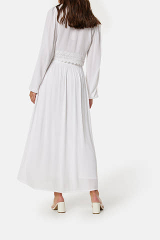 Viscose Crepe Maxi Skirt