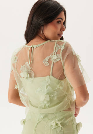 3D Floral T-shirt Blouse