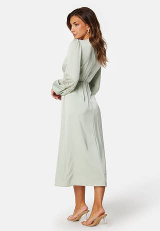 Satin Midi Dress