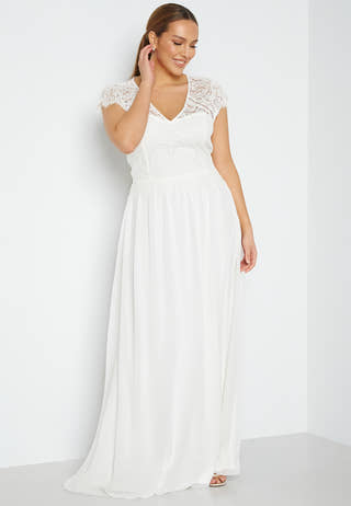 Open Back Lace Gown