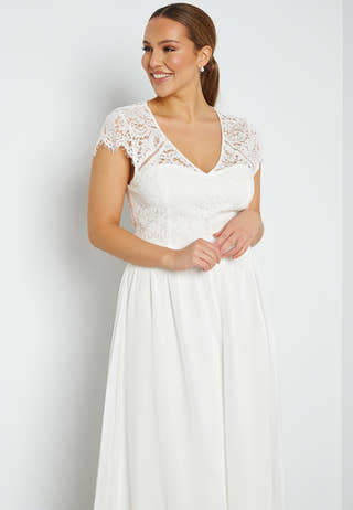 Open Back Lace Gown