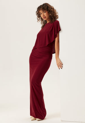 Cape Soft Maxi Dress