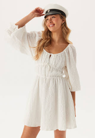 Diamond Neck Dress