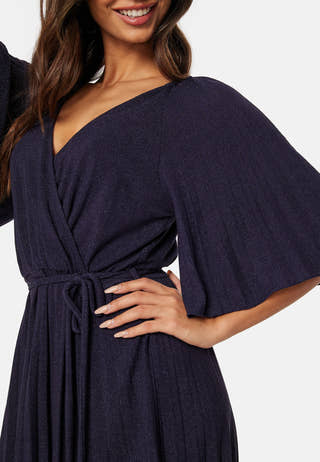 Elsina Pleated Sparkling Dress
