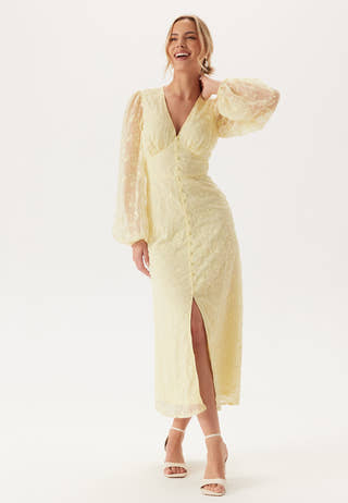 Embroidered Midi Dress