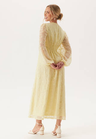 Embroidered Midi Dress