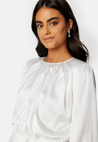Klara Satin Maxi  Dress