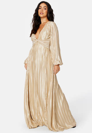 Mae Pleated Gown