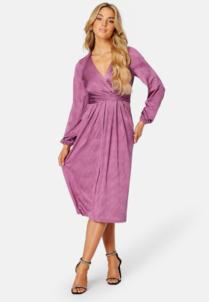Wrap Tie Midi Dress