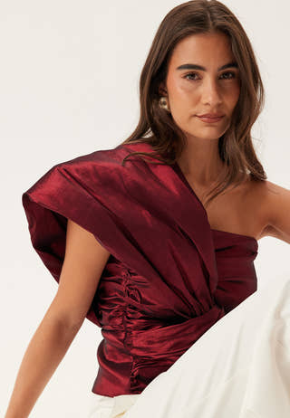 One Shoulder Bow Top