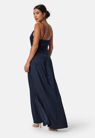 Satin Strap Gown
